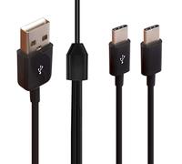 Cavo di ricarica doppio USB C Y Splitter USB a doppio tipo C Jack Sync cavo di ricarica per telefoni cellulari/Huawei/Samsung Galaxy/Pixel/LG/Tablet