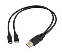 Cavo di ricarica e alimentazione splitter UCEC Dual Micro USB, carica fino a due dispositivi micro USB contemporaneamente da una singola porta USB 1 Pack