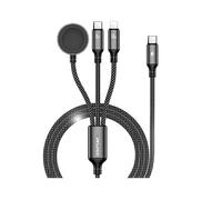CAVO DI RICARICA E DATI AWEI W23 tre in uno USB-C Lightning 100W 120 cm