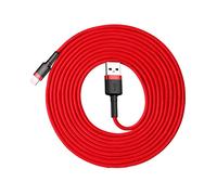 CAVO DI RICARICA E DATI BASEUS CALKLF-R09, USB-A a Lightning, 3 m, 480 Mbit/s, rosso