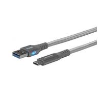 ESTUFF - Usb-c - A Cable 1m Grey Cavo Usb Usb 3.2 Gen 1 (3.1 Gen 1) Usb C Usb A Grigio
