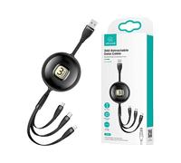 CAVO DI RICARICA E DATI USAMS U69 3 in 1 Lightning Micro USB USB-C 1 m