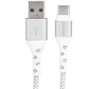 Cavo di ricarica e dati USB-A a USB-C in nylon intrecciato da 2 m, antinodo