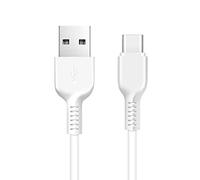 Cavo di Ricarica e Dati USB di Tipo C Fast Charge (3 Metri) per dispositivi Micro USB - Bianco - hoco.