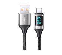 CAVO DI RICARICA E TRASFERIMENTO DATI USAMS U78 - USB-A to USB-C, intrecciato 1,2 m, rapida 6A