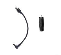 Cavo di ricarica Ethernet DC, confezione da 1 cavo di alimentazione Ethernet CC con adattatore da USB C a CC, 18 AWG, grigio, per Starlink, mini alimentatore affidabile per uso all'aperto in campeggio