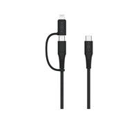 CAVO DI RICARICA FIXED 2in1 Braided Gray 1.2 m, Lightning e USB-C, universale