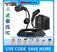 Cavo di ricarica ganeo EV/PHEV, 3 fasi, cavo di ricarica per Auto elettrica 11KW ,5 metri Typ 2 a Typ 2 cavo automatico ibrido Type2 7kw 32A 7M