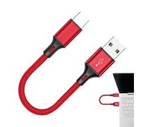 Cavo Di Ricarica In Nylon - Cavo Di Tipo C USB, Filo Del Caricabatterie Portatile | Connettore Intrecciato Durevole, Trasferimento Di Dati Rapidi Per Smartphone Tablet Laptop Home Office Viaggio Quoti