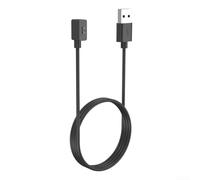 Cavo di ricarica magnetico, per Xiaomi Smart Band 10 ricarica rapida USB dock protezione da sovraccarico indossabile fitness caricabatterie filo (nero 60 cm)