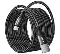 Cavo di ricarica micro extra lungo 3 m, cavo micro USB, USB A anf Micro Android, cavo di ricarica intrecciato per Samsung S7/S6/S5, controller PS4, Kindle Fire, Fire HD, tablet, Xbox, Nexus, Home