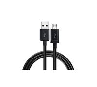 Cavo di ricarica Micro-USB - 1 METRO - compatibile con Samsung/compatibile con Sony/compatibile con Huawei/compatibile con LG/HTC nero