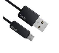 Cavo di ricarica Micro USB di ricambio compatibile con Beats by Dr Dre Studio Solo Powerbeats 3 2.0 cuffie e altoparlanti per pillole (Nero)