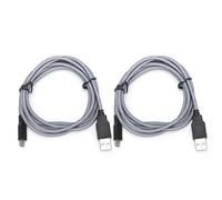 Cavo di ricarica micro USB in PVC da 2 pezzi da 1,5 m, resistente, adatto per Nintendo New 3DSXL NDSi 2DS