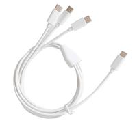 Cavo di ricarica multiplo 3 in 1 con spina Type-C, cavo multiplo, adattatore per cavi, cavo di trasferimento dati per telefono