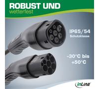 ITS 5 METRI Cavo per caricabatterie per auto EV 11kW Tipo2, trifase