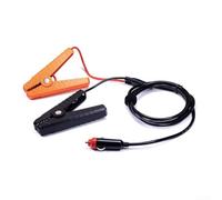 Cavo di ricarica per batteria da 12 V, connettore accendisigari a morsetti a coccodrillo, cavo di ricarica da 1,75 m, per pannelli solari per auto e camper
