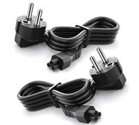 Cavo di ricarica per computer portatile (2 pezzi, 1,2 m), CYD, universale, per laptop, 250 V, 10 A, compatibile con cavo di alimentazione per proiettore, monitor LG HP Philips Samsung