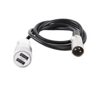 Cavo di ricarica per controller joystick per sedia a rotelle Alimentazione motore elettrico Accessorio per linea di ricarica rapida 12-24 V