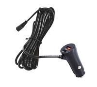 Cavo di ricarica per Dash Cam - Cavo per caricabatterie da auto e 3,5 m ara Dash Cam | Çable Đe Alimentazione con porta T e porte USB doppie | Caricatore GPS D´e 2 porte USB, Ćable Dśe Ricarica