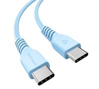 Cavo di Ricarica per iPhone 15, Cavo Ricarica Rapida USB C a USB C 60W per Phone 15, iPad Pro 2022, MacBook Pro, Samsung S24/S23/A14/A04s, Xiaomi, Huawei, Pixel, OnePlus, Realme, Switch [30CM]