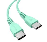 Cavo di Ricarica per iPhone 15, Cavo Ricarica Rapida USB C a USB C 60W per Phone 15, iPad Pro 2022, MacBook Pro, Samsung S24/S23/A14/A04s, Xiaomi, Huawei, Pixel, OnePlus, Realme, Switch [30CM]