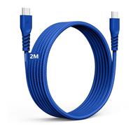 Cavo di Ricarica per iPhone 15, Cavo Ricarica Rapida USB C a USB C 60W per Phone 15, iPad Pro 2022, MacBook Pro, Samsung S24/S23/A14/A04s, Xiaomi, Huawei, Pixel, OnePlus, Realme, Switch [2M]