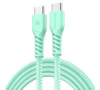 Cavo di Ricarica per iPhone 15, Cavo Ricarica Rapida USB C a USB C 60W per Phone 15, iPad Pro 2022, MacBook Pro, Samsung S24/S23/A14/A04s, Xiaomi, Huawei, Pixel, OnePlus, Realme, Switch [1M]