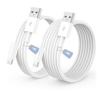 Cavo di ricarica per iPhone, confezione da 2 [certificato Apple MFi] ricarica rapida da Lightning a USB per iPhone 1/2M, cavo USB i-phone per iPhone 14 13 12 11 Pro Max XS XR X 8 7 6 Plus 5, iPad e