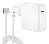 Cavo di ricarica per Mac Book Pro Air 96 W - M4 M3 M2 M1 (2025 2024 2023 2022 2021) caricabatterie e alimentatori con cavo intrecciato da USB a T-Tip per MacBook Air 15/13", MacBook Pro 16/14", A2166