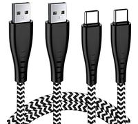 Cavo di ricarica per Samsung Galaxy A20S M51 M31S A41, Note 20 10 9 8, A42 5G, Huawei P20 P30 P40 Lite Pro, cavo USB di tipo C e cavo di ricarica rapida, 2 m