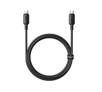 Cavo di ricarica rapida Baseus Silky Series 100W 2m USB-C USB-C Silicone Nero