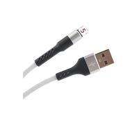 Cavo di ricarica rapida, certificato MFi, sincronizzazione ad alta velocità, intrecciato in nylon, da USB-C a USB-A per ampia compatibilità con