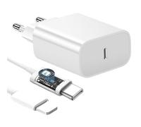 Cavo di ricarica rapida per iPhone 14 Pro Max/14/13 Pro/13 Pro Max/12 Pro Max/12 Pro/12 Pro Max/11/SE/XR/XS Max/iPad,25W USB Caricabatterie iPhone Type C Veloce e 1,2 M Cavo di alimentazione a parete