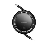 Baseus USB-C Mini cavo di ricarica retrattile da 100 W, nero