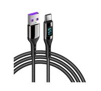 Cavo di ricarica rapida USB-C PD 100 W Black 1 m