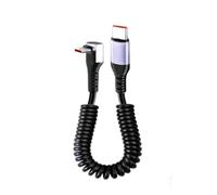 Cavo di ricarica rapida USB C per auto, 66 W, 6 A, per iPhone, Xiaomi, Samsung