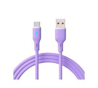 Cavo di ricarica rapida USB Type-C da 66W per telefoni cellulari - Cavo dati in silicone Purple