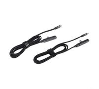 Cavo di ricarica rapida versatile da 240 W con funzione di supporto integrata, lunghezza 1,5 m per cavo intrecciato per telefoni e tablet, finitura nera (240 W C-C (2 pezzi) ))