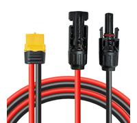 Cavo di ricarica solare, spina solare a spina XT60, cavo adattatore per pannello solare, per EF DELTA 2 e River Pro MAX Powerstation 757 Powerhouse generatore solare (1,5 m)