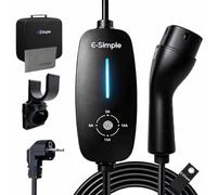 Cavo di ricarica tipo 2 Schuko, 8 m, 3 kW, 6-13 A, caricatore EV con spina | Plug and Play, regolabile, impermeabile IP65, con copertura antipioggia, cavo di ricarica per auto elettrica tipo 2 Schuko