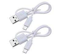 Cavo di ricarica USB A a Micro-USB compatibile con Sony WH-H900N compatibile con PS WHH900N WHCH700N Cavo di ricarica USB 30 cm Bianco