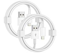Cavo di ricarica USB A per iPhone, 1 m, certificato Apple MFi, cavo da Lightning a USB, 2,4 A, in puro rame da 60 W, cavo super veloce per iPhone 14, 13, 12, 11, Pro Max, XS, XR, X, 8, 7, 6 Plus, 5
