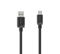 Hama Cavo di ricarica, USB-A - USB-C, 1 m, nero