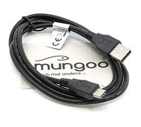 Cavo di ricarica USB adatto per ZTE Axon 40 Pro, Axon 40 Ultra, Blade A51, A52, A71, A72 5G, V30 (Vita), V40, V40s, Nubia Pad 3D Type-C cavo dati 1 m con panno per la pulizia dello schermo mungoo