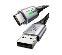 Cavo di ricarica USB C, cavo Type C da 2 m per ricarica rapida, cavo di ricarica per telefono USB A a USB-C intrecciato USBC