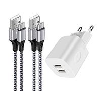 Cavo di ricarica USB C con spina per Samsung Galaxy Z Flip 7/Z Flip 6/Z Flip 5/Z Flip 4/A16 5G/A15/A56/A55/A54/A36/A35/S25/S24/S23/S22, caricatore USB a 2 porte per iPhone, Huawei, Google