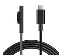 Cavo di ricarica USB-C da 1,8 m per Surface, compatibile con Microsoft Surface Pro 7/6/5/4/3, laptop 1/2/3, Go 1/2 Funziona con caricabatterie USB-C da 45 W 15 V3A, leggero e resistente