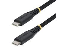 StarTech Cavo USB-C 3m, Nylon Intrecciato, Ricarica PD 60W (USB2CC3MNCBR) | Guaina in Nylon e TPE a Doppio Strato, Cavo Robusto e Resistente, 3A