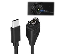 Cavo di ricarica USB C per orologio Garmin Fenix 5 5S 5X Plus 6 6S 6X Pro 7 7S 7X, Forerunner 245 255s 265 265s 945 965, Vívoactive 3 4 4S Venu, Approach S10 S40 S60 S12 S42, 1 m